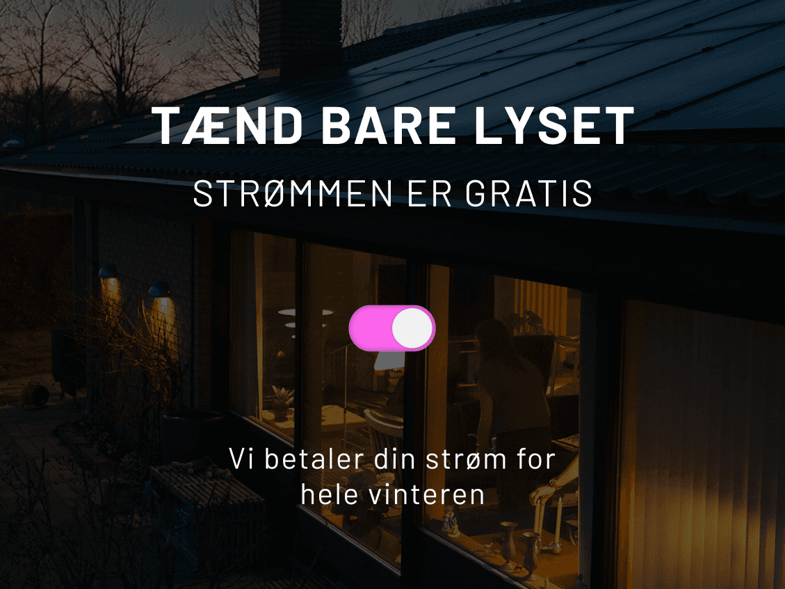 Hus med solceller på taget