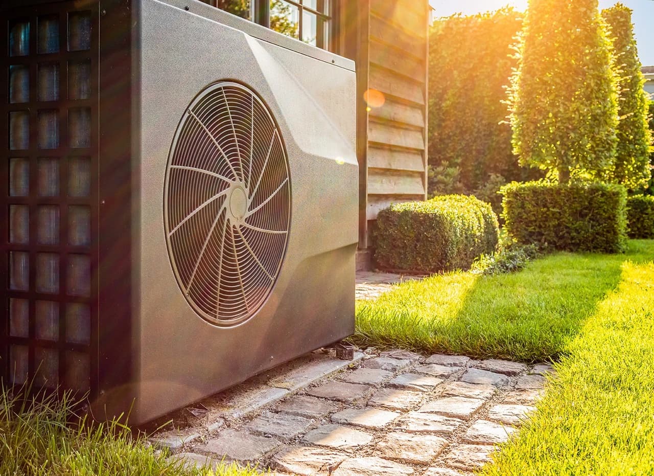 Daikin varmepumpe i showroom