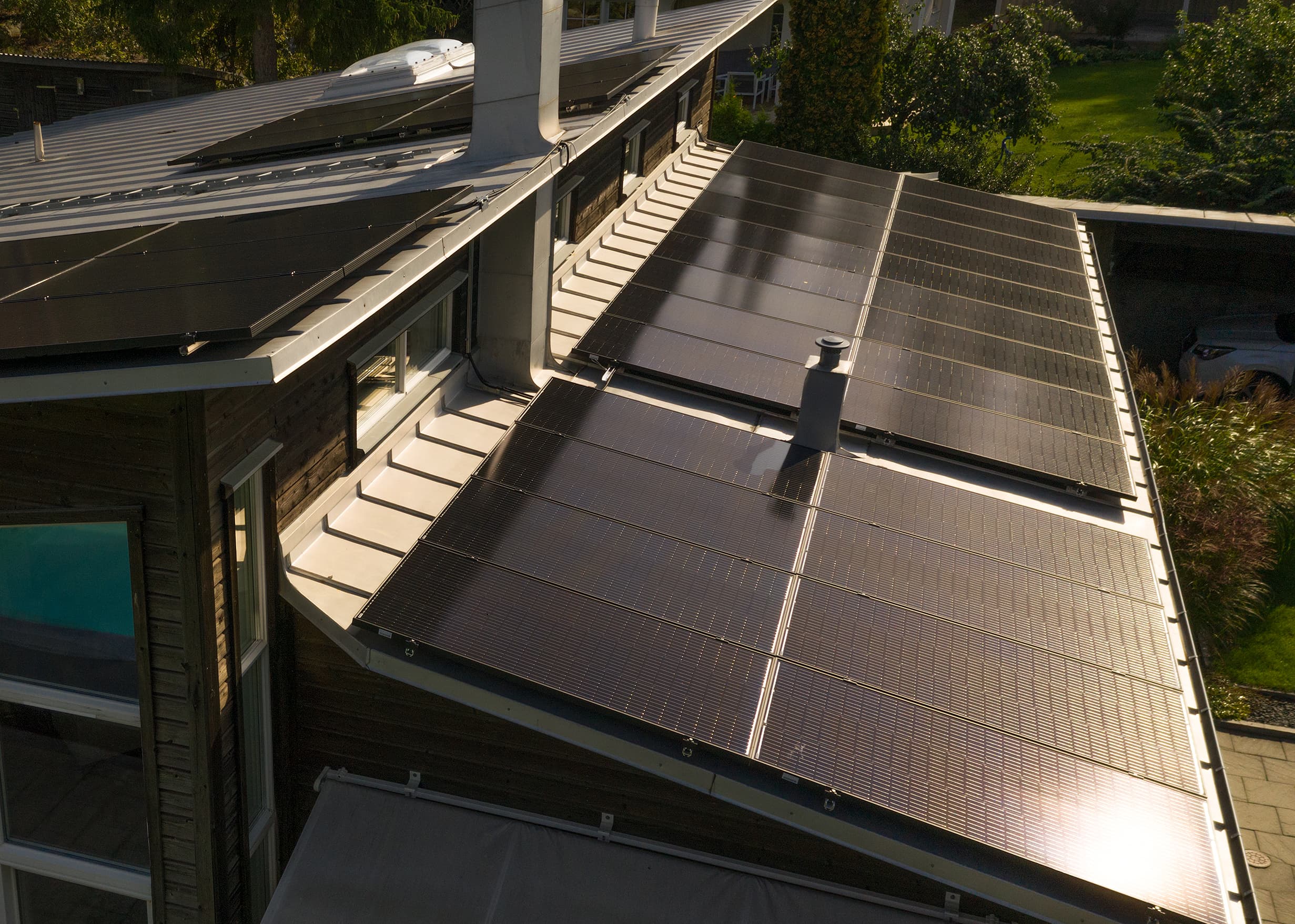 Solceller på tag