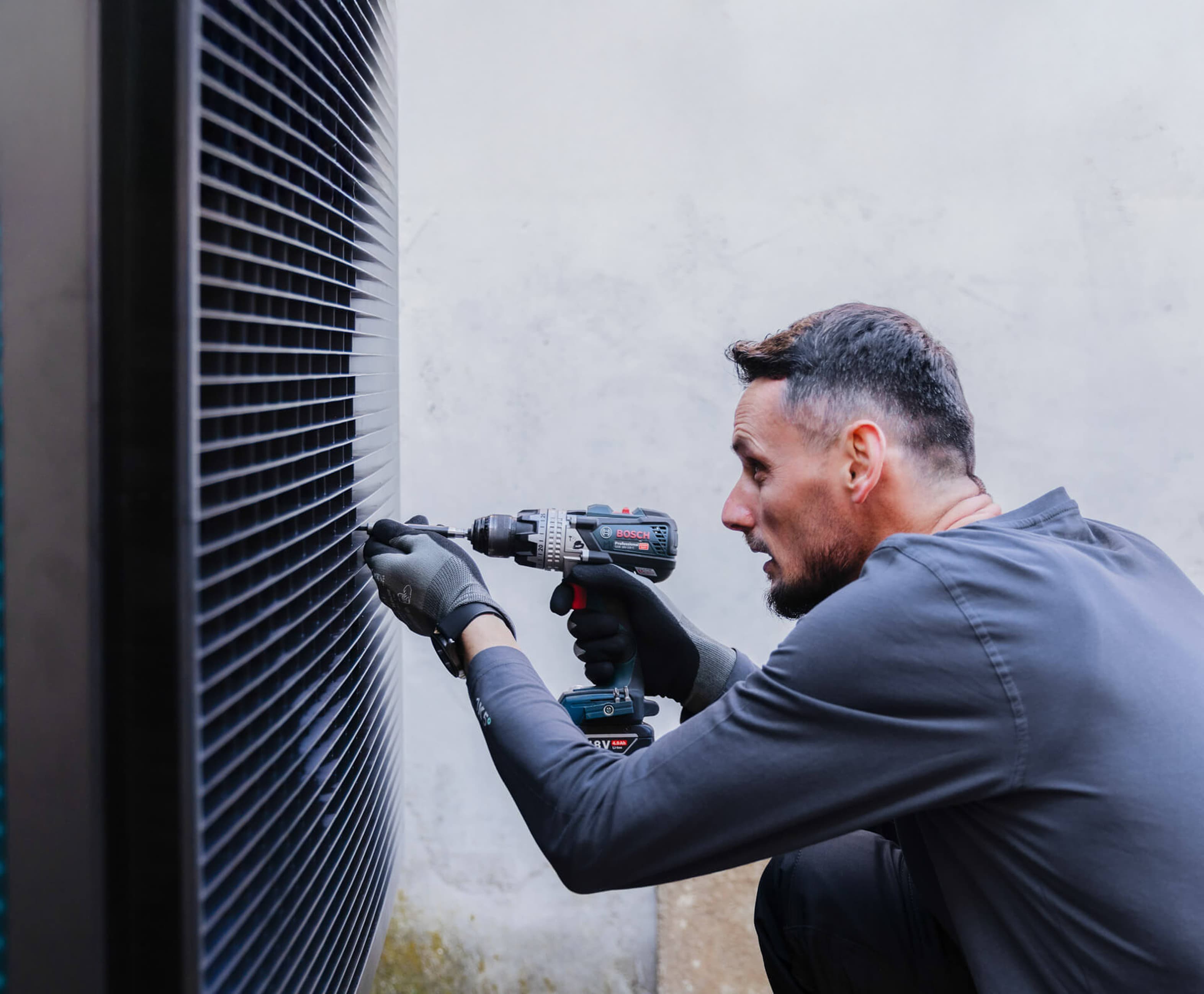 Varmepumpe installation