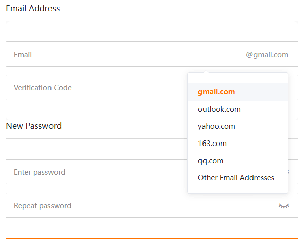 iSolarCloud nulstilling af password