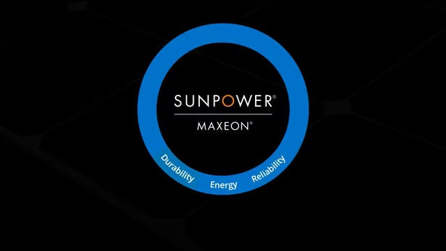 Sunpower maxeon holdbarhed