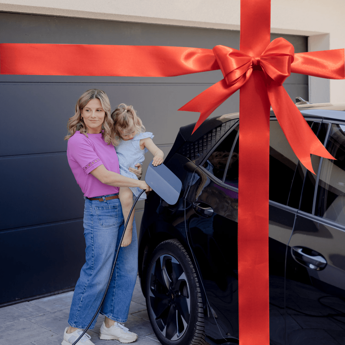 Hus med solceller på taget